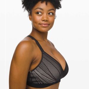Lululemon Awaken to Lace Black Bra